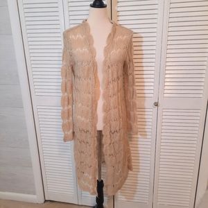Toffee apple crochet cardigan kimono medium *U